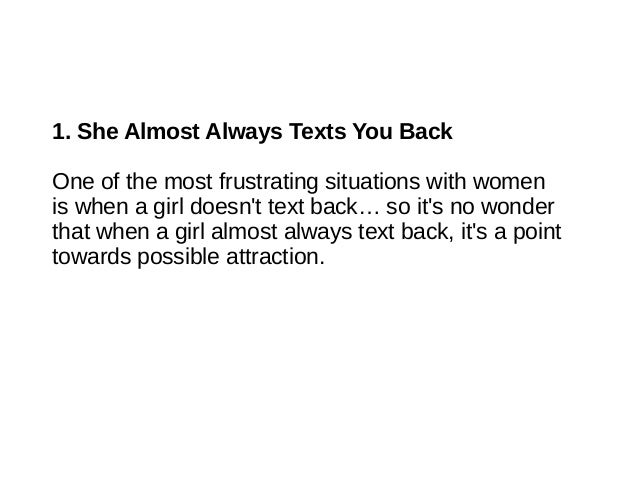 Womens Signs Of Attraction Womens Signs Of Attraction